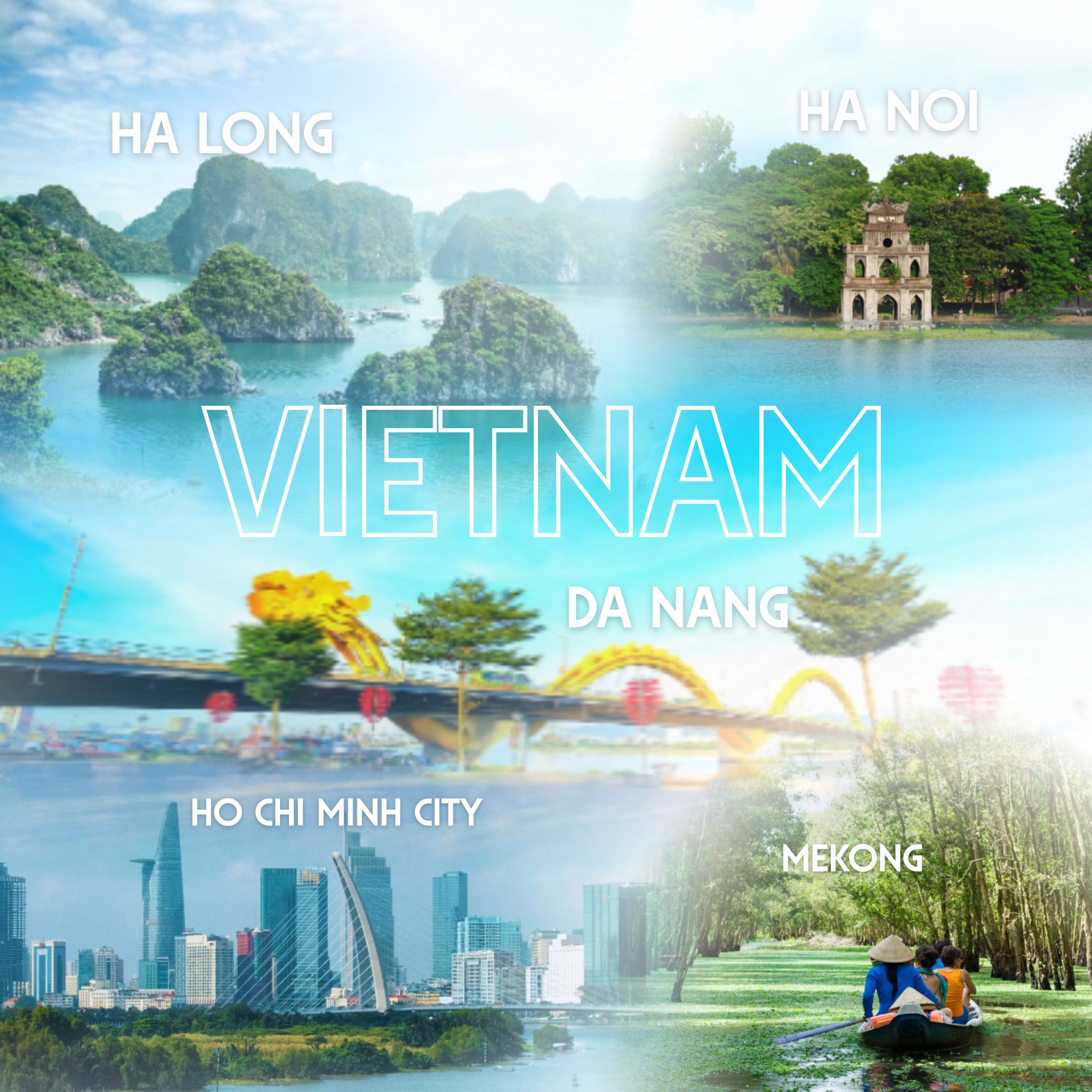 HO CHI MINH – MEKONG – DA NANG – HOI AN – HA NOI – HA LONG (CRUISES)